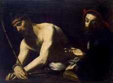 Christ and Caiaphas 1615-1620. Creator: Caracciolo, Giovanni Battista (1578-1635)