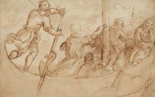 Christ And Disciples On The Sea Of Galilee, c1560s. Creator: Taddeo Zuccaro