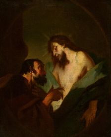 Christ and Doubting Thomas, 1755-1757. Creator: Franz Anton Maulbertsch