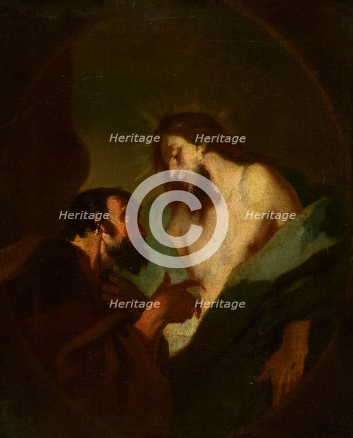 Christ and Doubting Thomas, 1755-1757. Creator: Franz Anton Maulbertsch.