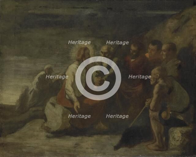Christ and his Disciples, 1830-1879. Creator: Honore Daumier.