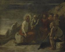 Christ and his Disciples, 1830-1879. Creator: Honore Daumier