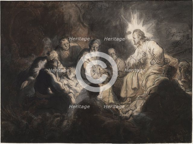 Christ and His Disciples in the Garden of Gethsemane, ca 1634.