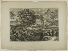 Christ and His Disciples with a Triumphal Arch in the Distance, 1668–71. Creator: Sébastien Bourdon