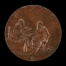 Christ and Nicodemus, c. 1550. Creator: Master P.G.