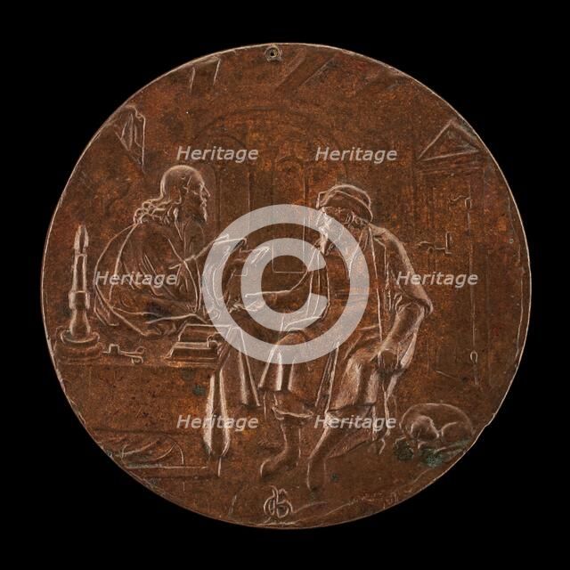 Christ and Nicodemus, c. 1550. Creator: Master P.G..