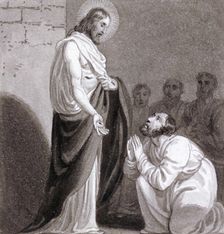 Christ and St Thomas c1810-c1844. Artist: Henry Corbould