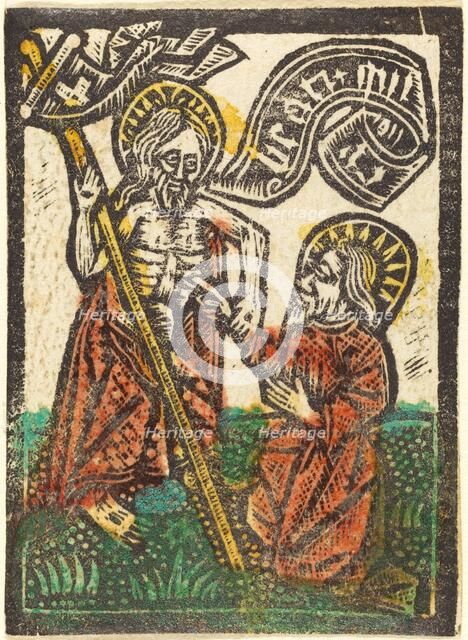 Christ Appearing to Thomas, 1460/1480. Creator: Workshop of the Master of the Aachen Madonna.