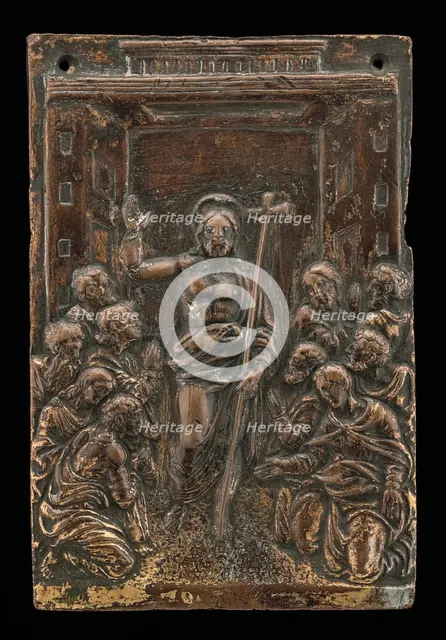 Christ Appearing to the Apostles, 15th century. Creator: Unknown.
