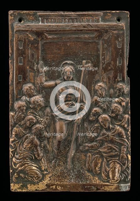 Christ Appearing to the Apostles, 15th century. Creator: Unknown.