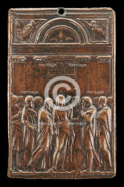 Christ Appearing to the Apostles. Creator: Valerio Belli.