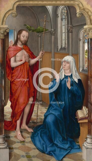 Christ Appearing to the Virgin, c. 1475. Creator: Anon.