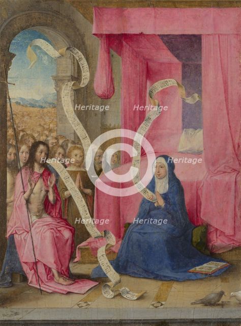 Christ appearing to the Virgin with the Redeemed of the Old Testament, c. 1500. Artist: Juan de Flandes (ca. 1465-1519)