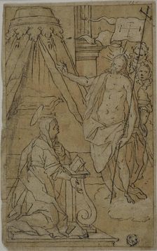 Christ Appearing to His Mother, 1576-1641. Creator: Lazzaro Tavarone