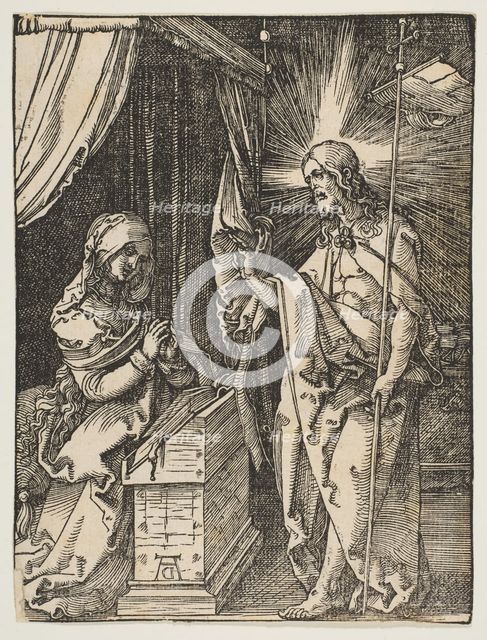 Christ Appearing to His Mother, from The Small Passion, ca. 1510. Creator: Albrecht Durer.