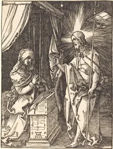 Christ Appearing to His Mother, probably c. 1509/1510. Creator: Albrecht Durer