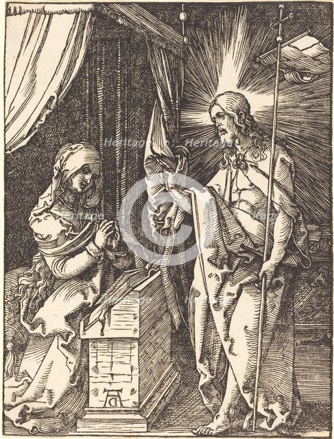 Christ Appearing to His Mother, probably c. 1509/1510. Creator: Albrecht Durer.