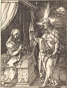 Christ Appearing to His Mother, probably c. 1509/1510. Creator: Albrecht Durer