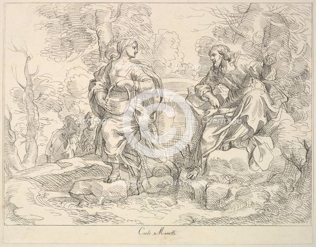 Christ appearing to Mary Magdalen(?), 1740-1802. Creator: Giuseppe Canale.