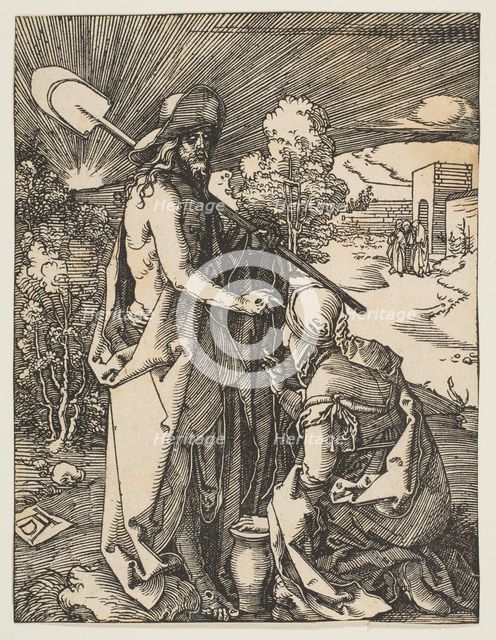 Christ Appearing to Mary Magdalen, from The Small Passion, ca. 1510. Creator: Albrecht Durer.