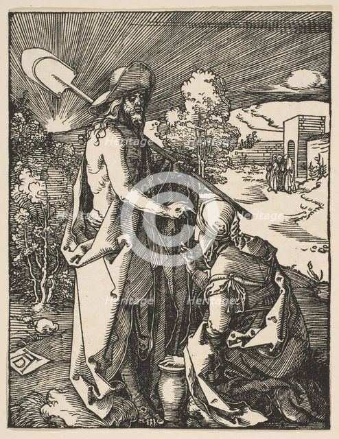 Christ Appearing to Mary Magdalen, from The Small Passion, ca. 1510. Creator: Albrecht Durer.