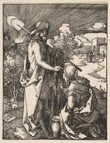 Christ Appearing to Mary Magdalen, from The Small Passion, ca. 1510. Creator: Albrecht Durer