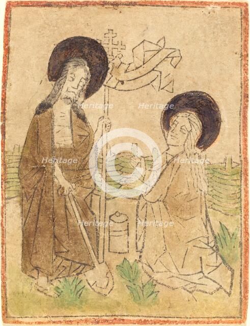 Christ Appearing to Mary Magdalene, 1460/1470. Creator: Unknown.