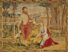 Christ Appearing to Mary Magdalene (Noli Me Tangere), Flanders, 1540/45. Creator: Willem de Pannemaker