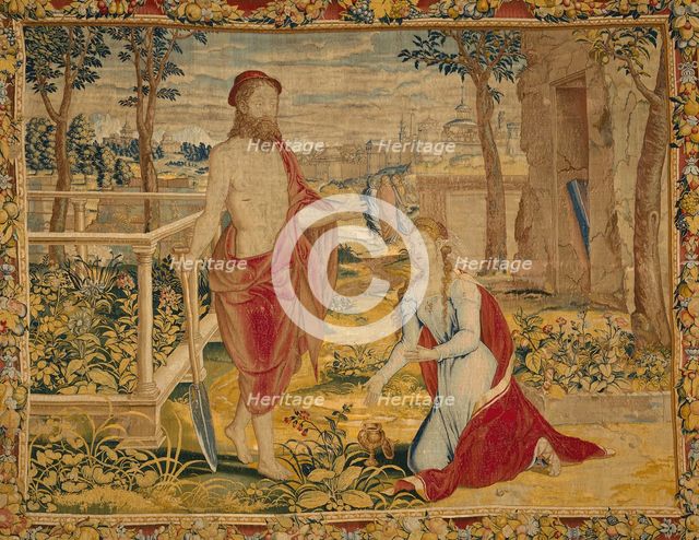 Christ Appearing to Mary Magdalene (Noli Me Tangere), Flanders, 1540/45. Creator: Willem de Pannemaker.