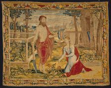 Christ Appearing to Mary Magdalene (Noli Me Tangere), Flanders, 1540/45. Creator: Willem de Pannemaker