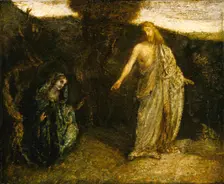 Christ Appearing to Mary, ca. 1885. Creator: Albert Pinkham Ryder