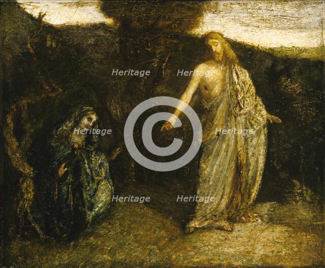 Christ Appearing to Mary, ca. 1885. Creator: Albert Pinkham Ryder.