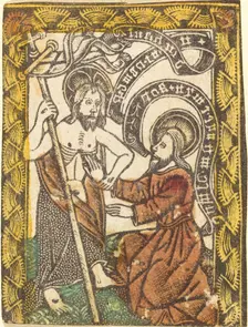 Christ Appearing to Saint Thomas, 1460/1480. Creator: Master of the Borders with the Four Fathers of the Church