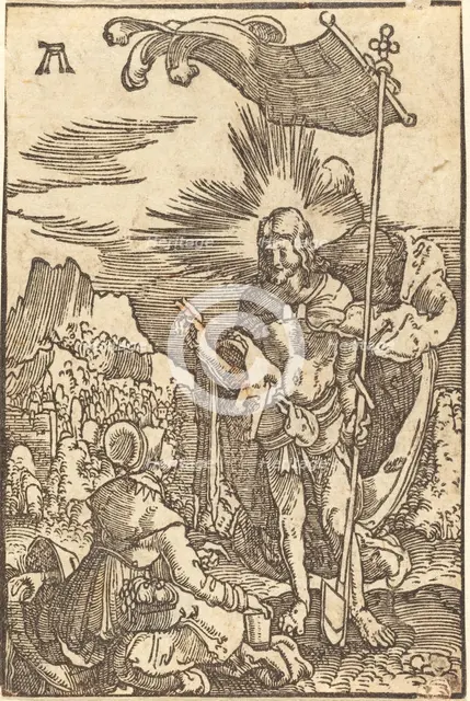 Christ Appearing to Saint Magdalene, c. 1513. Creator: Albrecht Altdorfer.