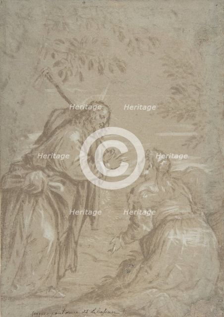 Christ Appearing to Saint Mary Magdalen ("Noli Me Tangere"), ca. 1560. Creator: Attributed to Jacopo Bassano.