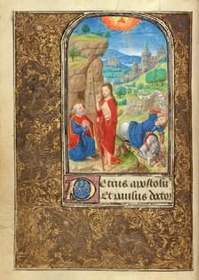 Christ Appearing to Saint Peter: The Conversion of Saint Paul; Prayer Book of Charles..., 1469. Creator: Lieven van Lathem