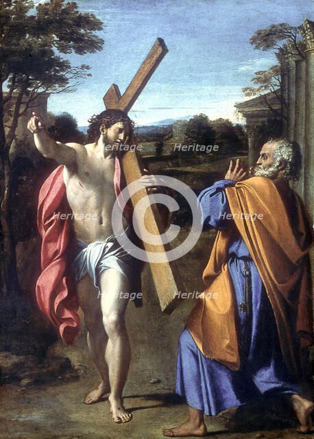 'Christ Appearing to Saint Peter on the Appian Way', 1601-1602. Artist: Annibale Carracci
