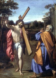 Christ Appearing to Saint Peter on the Appian Way 1601-1602. Artist: Annibale Carracci