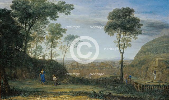 Christ appearing to St. Mary Magdalene (Noli me tangere). Artist: Lorrain, Claude (1600-1682)