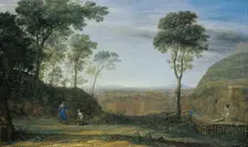Christ appearing to St. Mary Magdalene (Noli me tangere). Artist: Lorrain, Claude (1600-1682)