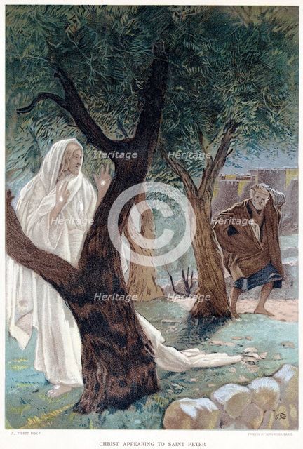 Christ appearing to St Peter, c1890. Artist: James Tissot