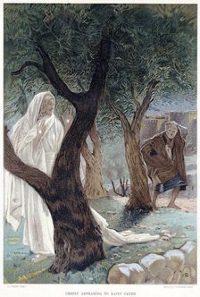 Christ appearing to St Peter, c1890. Artist: James Tissot