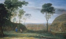 Christ Appears in front of Mary Magdalene (Noli me tangere), 1681. Creator: Claude Lorrain