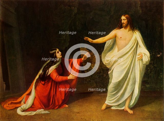 'Christ appears to Mary Magdalene', 1834, (1965).  Creator: Aleksandr Ivanov.