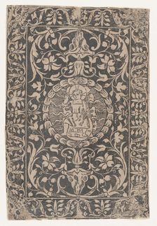 Christ as a child, seated, right hand raised in gesture of blessing, surrounded b..., ca. 1480-1520. Creator: Anon