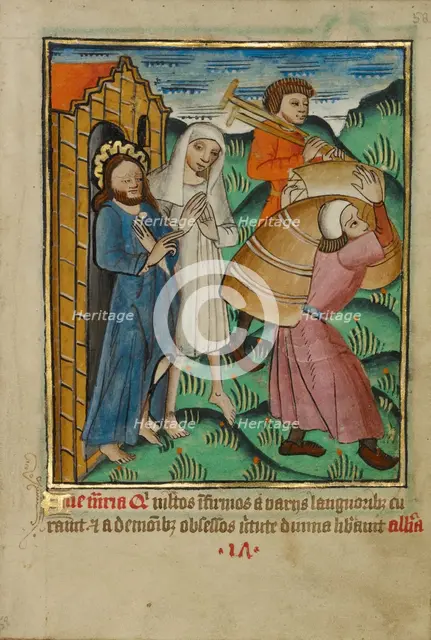 Christ as a Healer, about 1480-1490. Creator: Unknown.