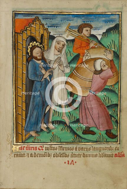 Christ as a Healer, about 1480-1490. Creator: Unknown.