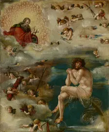 Christ as a mediator, 1515. Creator: Ambrosius Holbein