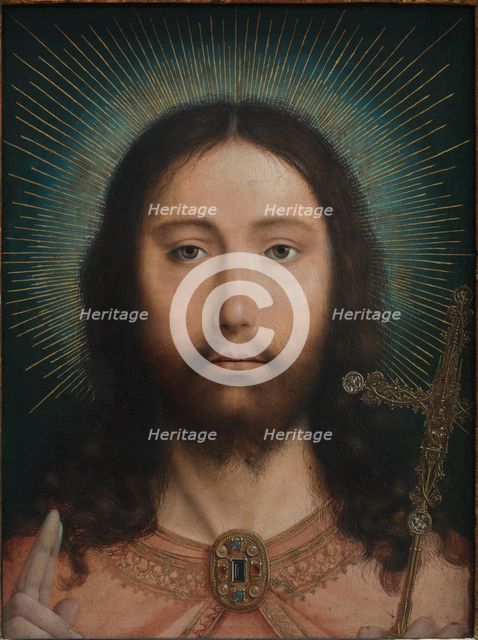 Christ as Salvator Mundi, 1505. Creator: Massys, Quentin (1466-1530).