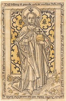 Christ as Salvator Mundi, c. 1470. Creator: Unknown